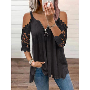 Blusa Feminina Solta em Renda