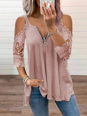 Blusa Feminina Solta em Renda