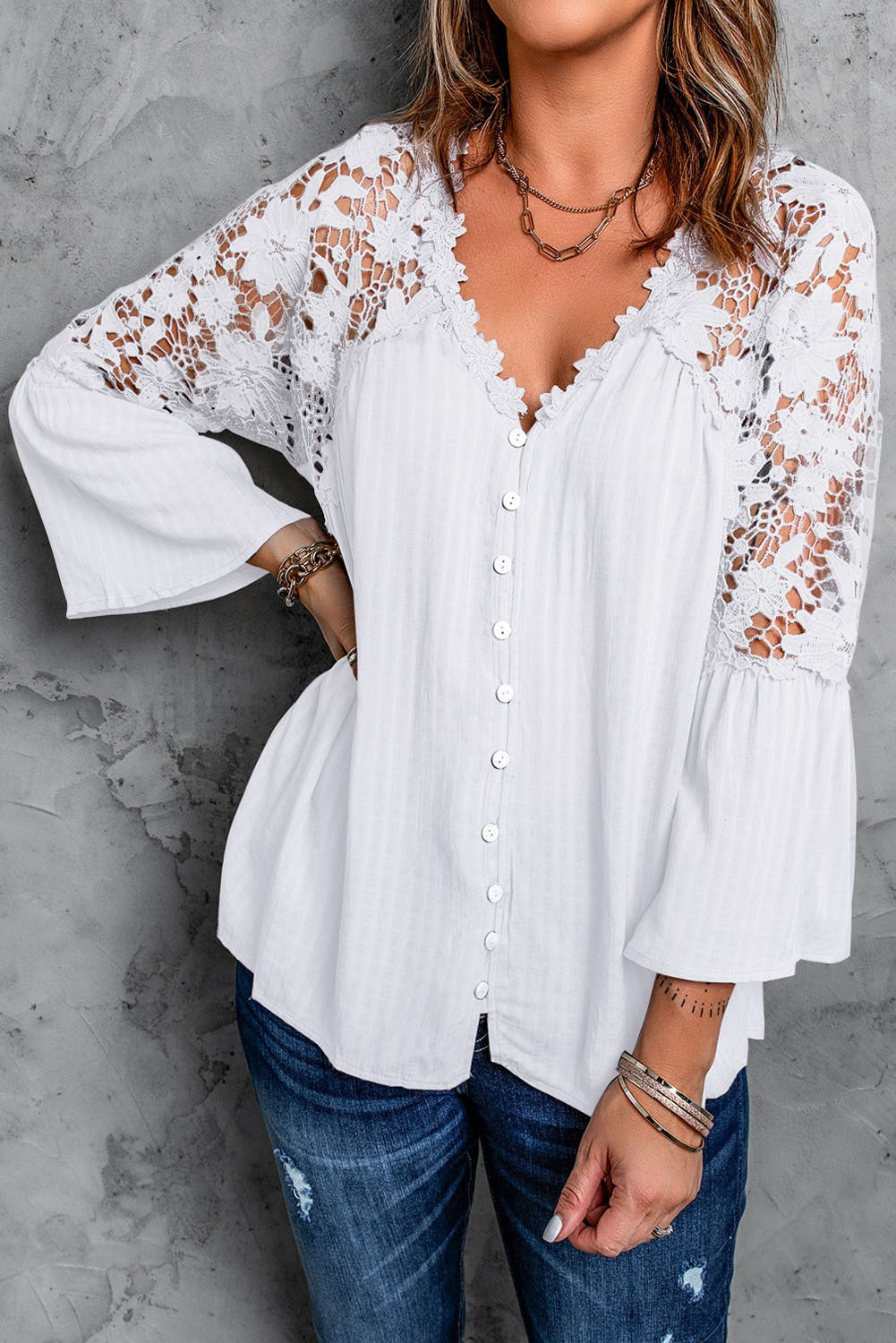 Blusa Feminina Renda Lucie