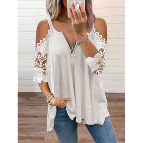 Blusa Feminina Solta em Renda